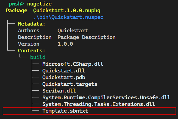 content with copy to output directory